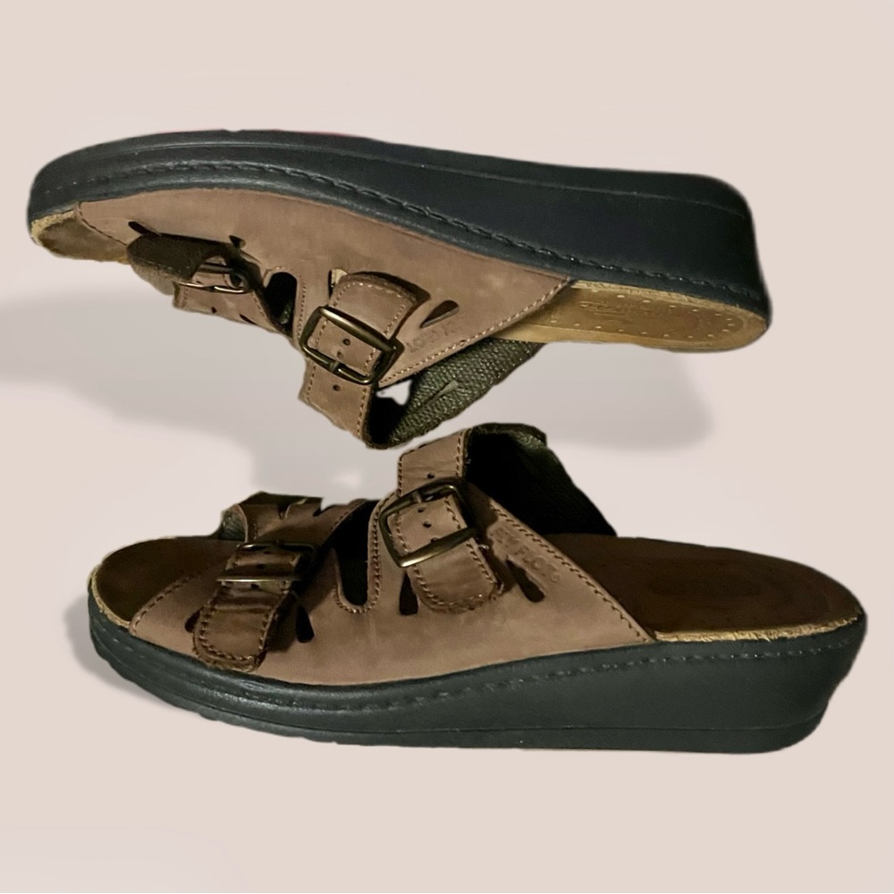 Fly Flot Anatomic Strap Slip-On Sandal Beige - Picture 7 of 9